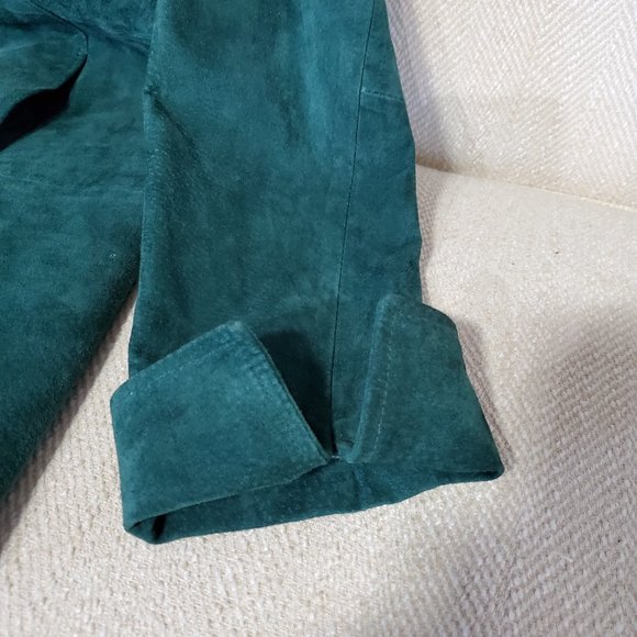 Dennis Basso Washable Suede Long Jacket with Silver Turnkey Closures - Picture 8 of 13